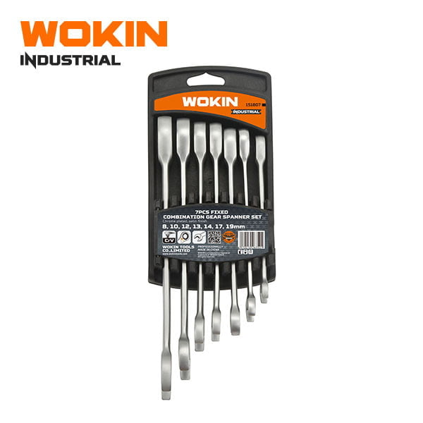 7Pcs Fixed Head Combination Ratchet Spanner Set 110008903